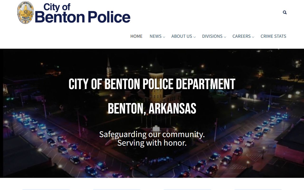 Benton Police Department for Benton Criminal History records