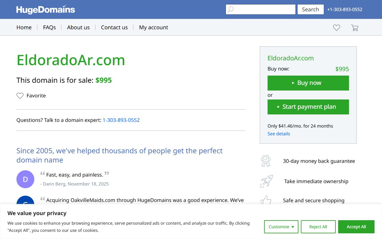 El Dorado city website for El Dorado Criminal History