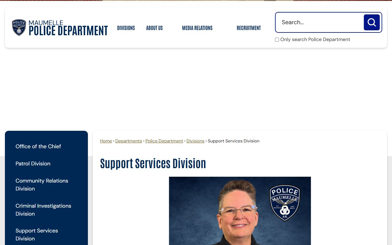 Maumelle Police Department for Maumelle Criminal History records