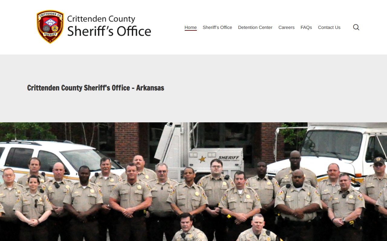 Crittenden County Criminal History sheriff office website
