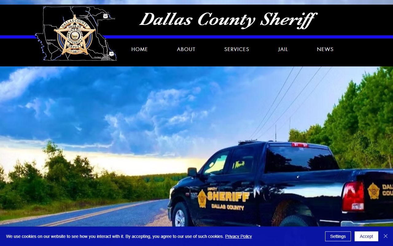 Dallas County Criminal History sheriff office website