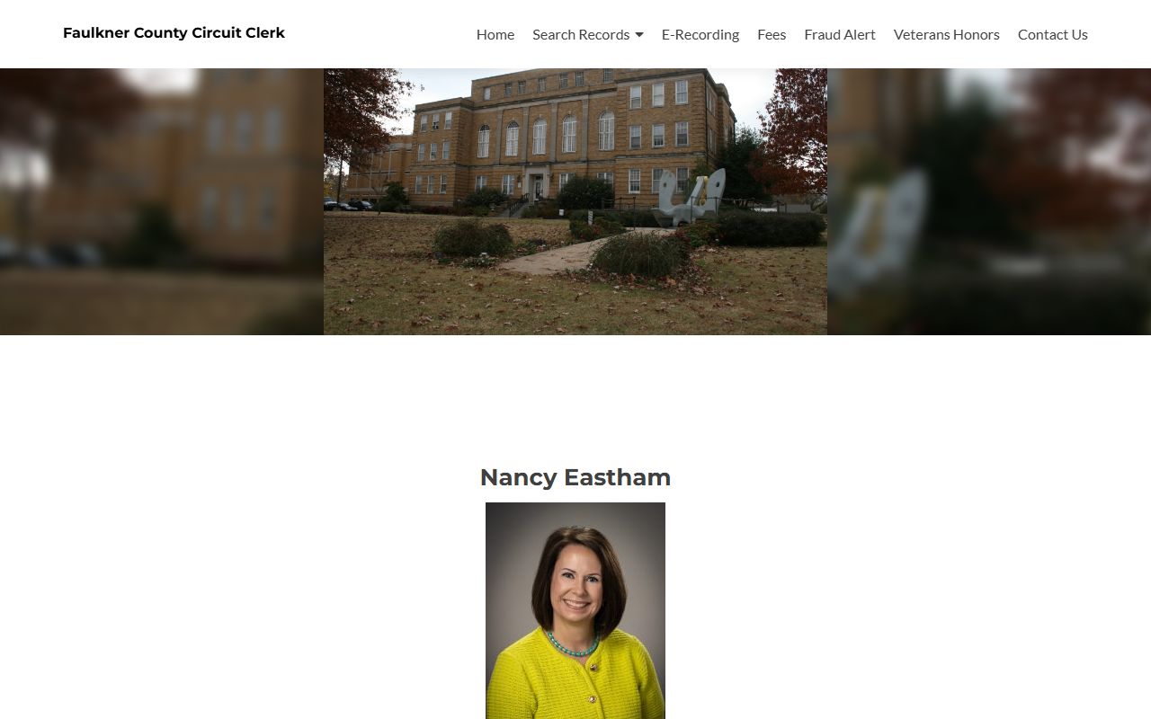 Faulkner County Circuit Clerk for Criminal History records