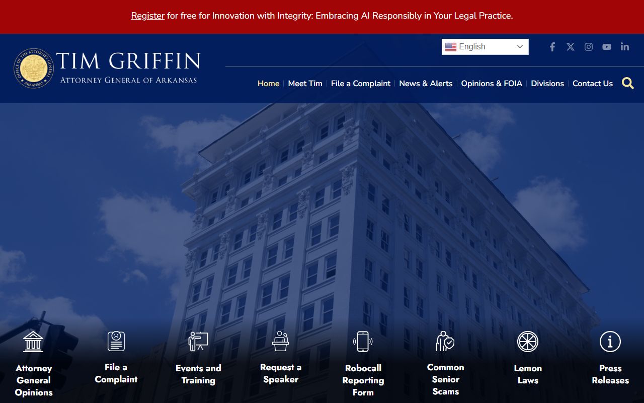 Arkansas Attorney General FOIA resources for Arkansas Criminal History